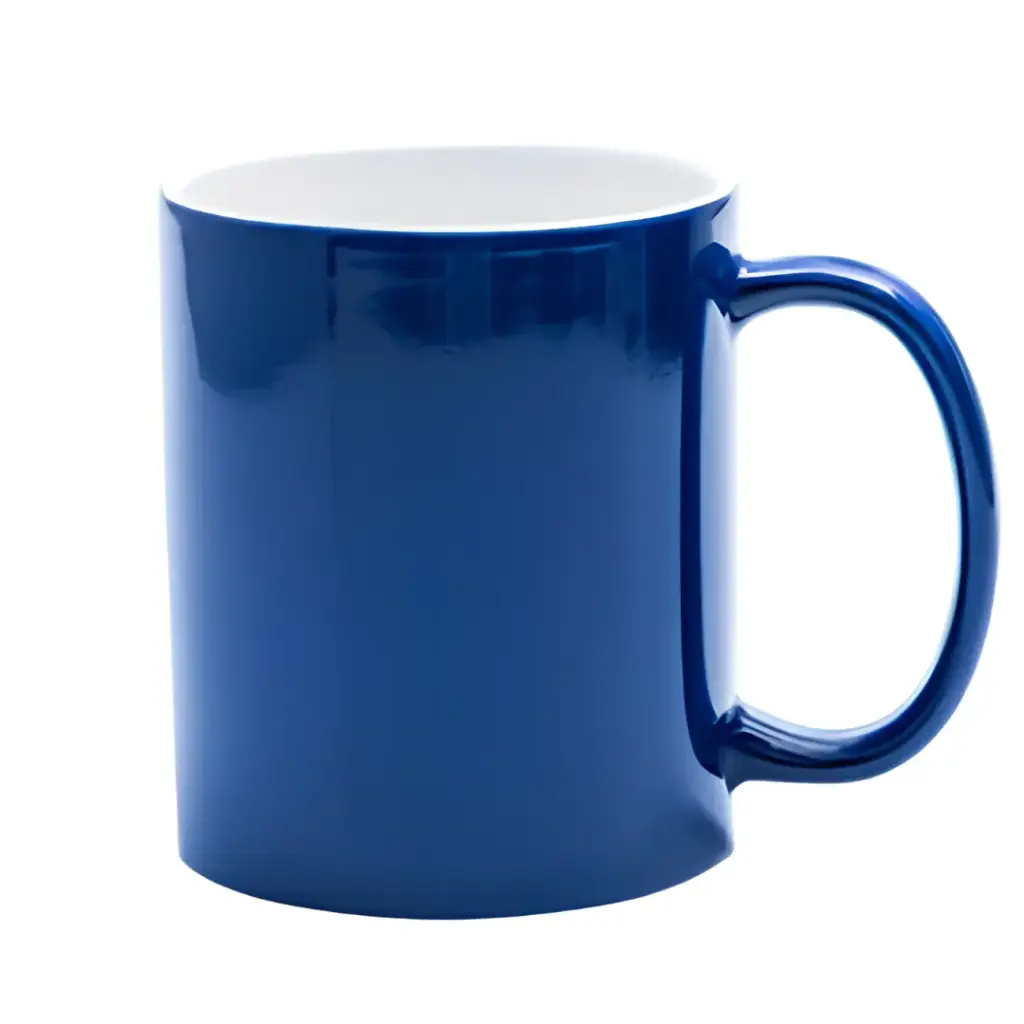 Taza Mágica para Sublimar de Cerámica 11 oz Azul Brillante (Gloss) McKAKO