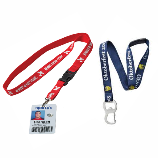 [LAN-03] Cordón Personalizado para Gafete - Lanyard Corporativo con Impresión
