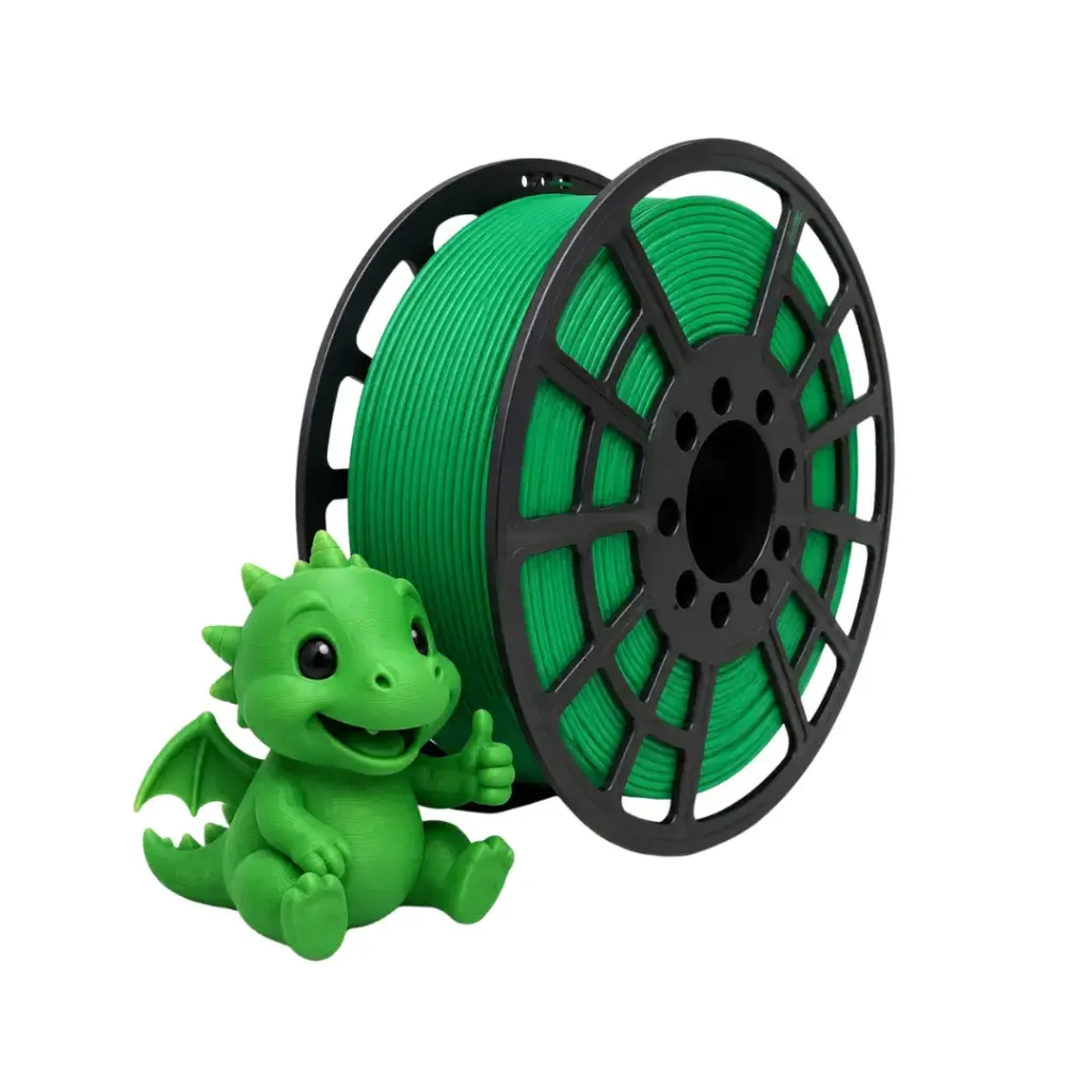 Filamento PLA IIID MAX color fluo green verde fluorescente neon 1.75 mm para impresion 3D