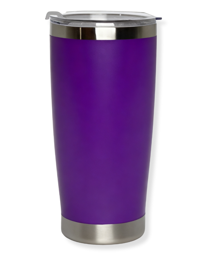 Vaso Térmico Tipo Yeti Morado 20 oz de Acero Inoxidable