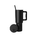 Vaso Térmico Ecológico de 40 oz con Asa y Pajilla - Acero Inoxidable