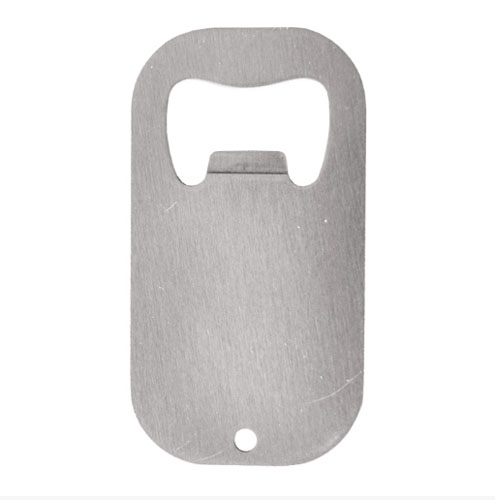 Destapador de Acero Inoxidable para Sublimar Tipo Barman (Plano)