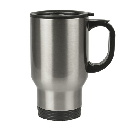 Jarra Viajera Metálica para Sublimar McKAKO 14 oz (Plateada)