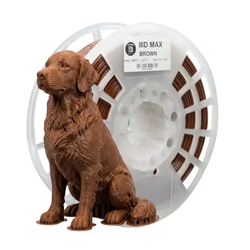 [700512752557] Filamento PLA IIID MAX Café Brown 1.75 mm para Impresión 3D
