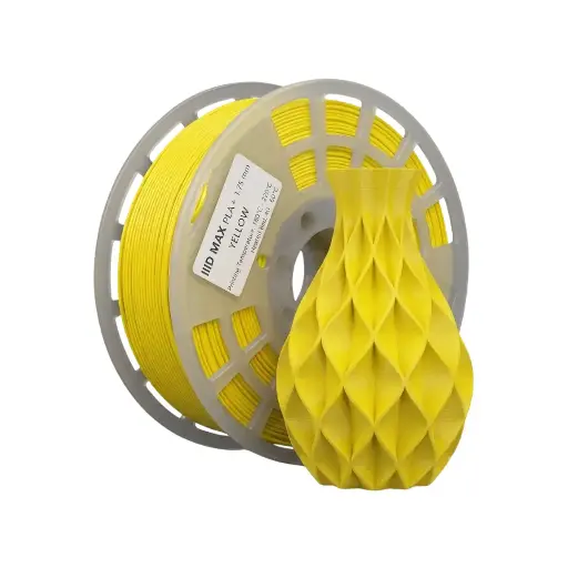 [700512752656] Filamento PLA IIID MAX color amarillo yellow 1.75 mm para impresión 3D