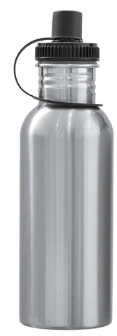 [SFS-SSB01S] Botella Plateada de Acero Inoxidable 600 ml para Sublimación
