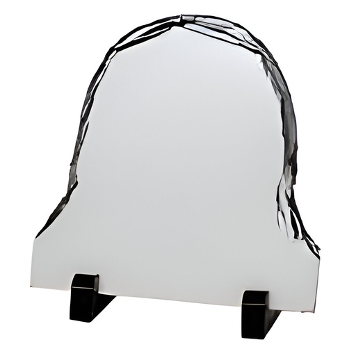 [SFS - R02A - M] Piedra para Sublimación con Forma de Puerta 15 × 15 cm Matte | Placa Decorativa Personalizable
