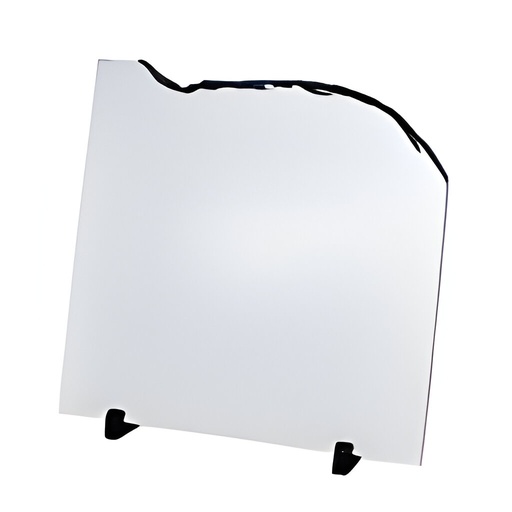 [SFS-R05A] Piedra para Sublimación con Curva Izquierda 20 × 20 cm | Placa Decorativa Personalizable