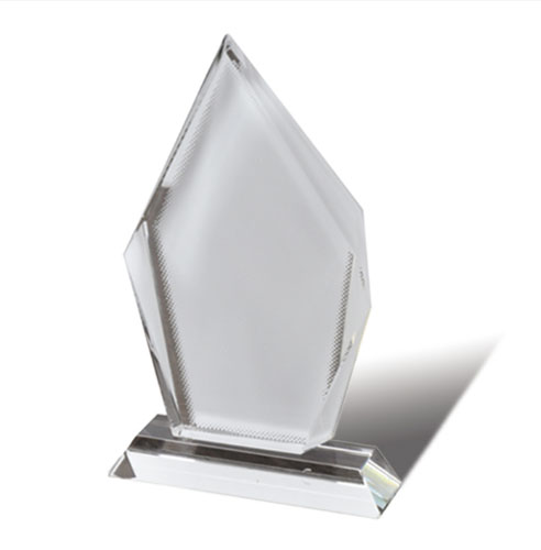 [SFS-C06] Reconocimiento de Vidrio para Sublimación Forma Iceberg 195 × 125 mm | Placa de Cristal Personalizable