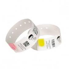 [10015358K] Brazalete Blanco de Polipropileno Zebra HC100 Z-Band Ultrasoft | Pulsera Hospitalaria Térmica Directa